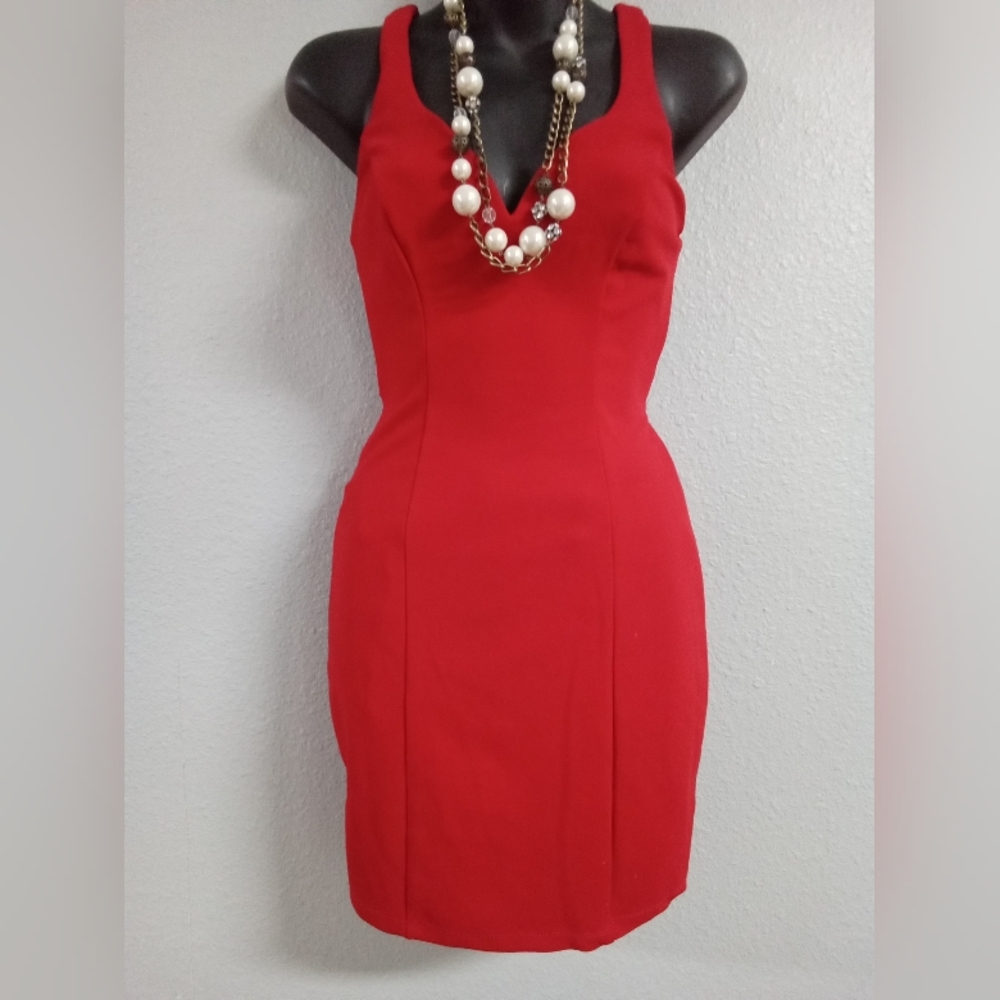 B Darlin Red Mini Dress